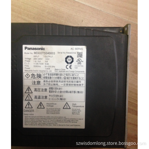Panasonic Servo Drive MDDDT5540003 USED